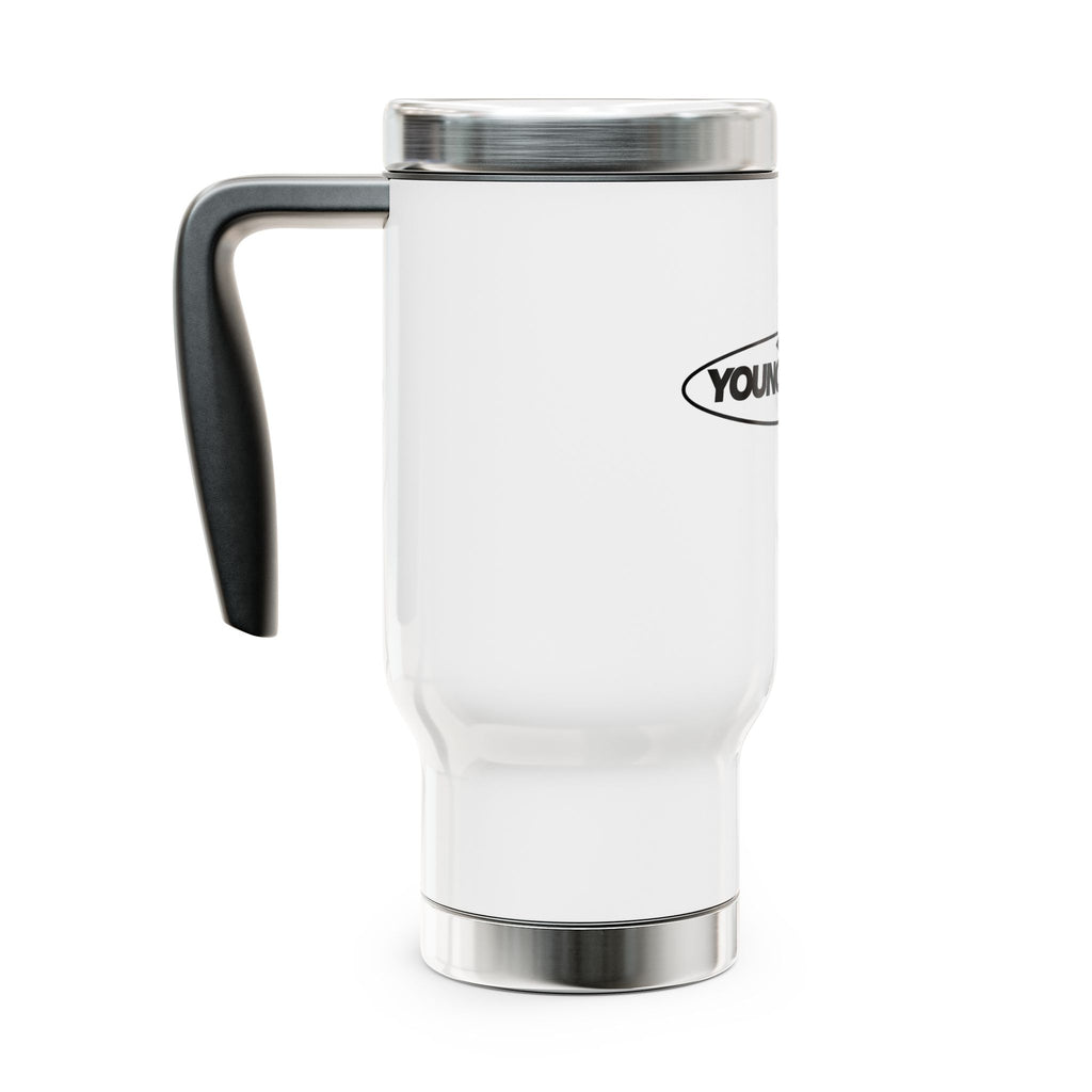 Cross Monogram Travel Mug – 14oz Stainless Steel Coffee Tumbler