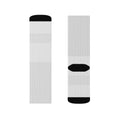 Custom Sublimation Crew Socks — Wings Accent Athletic Socks