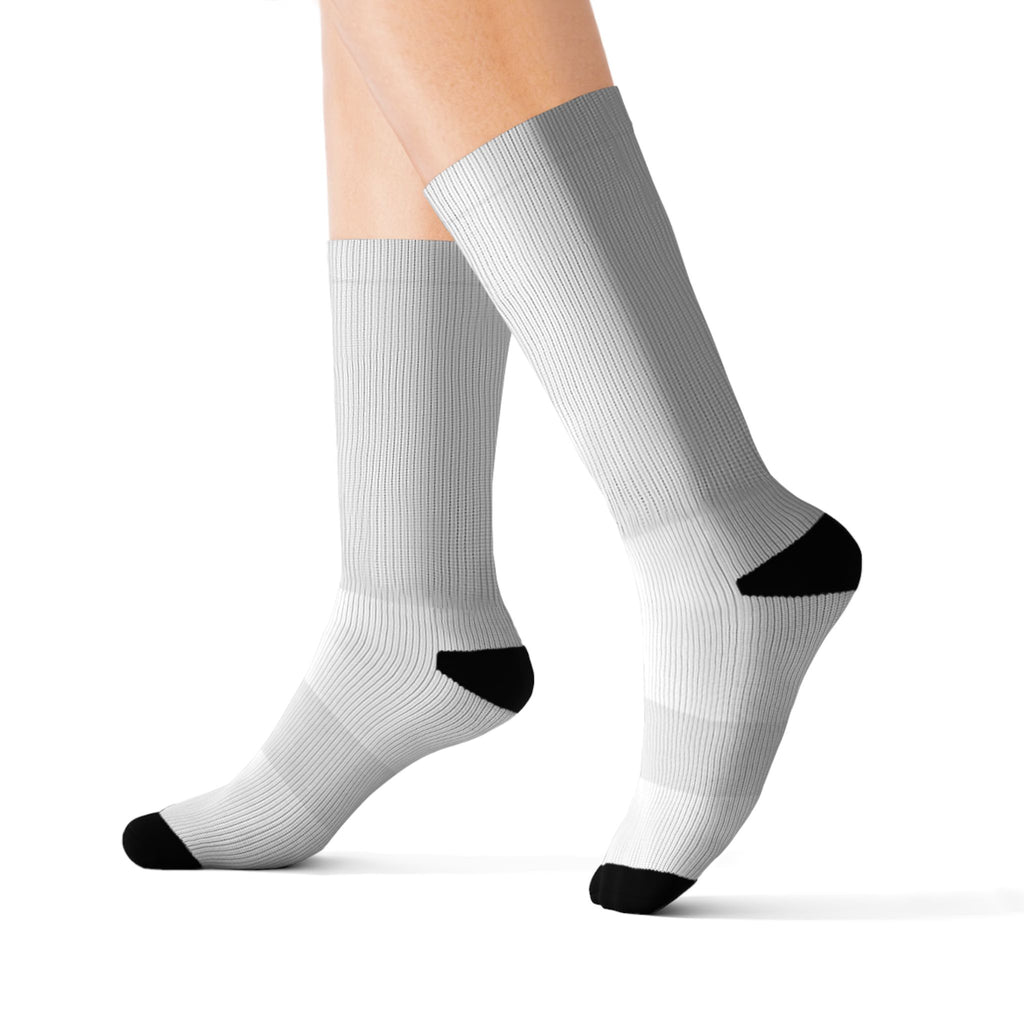 Custom Sublimation Crew Socks — Wings Accent Athletic Socks