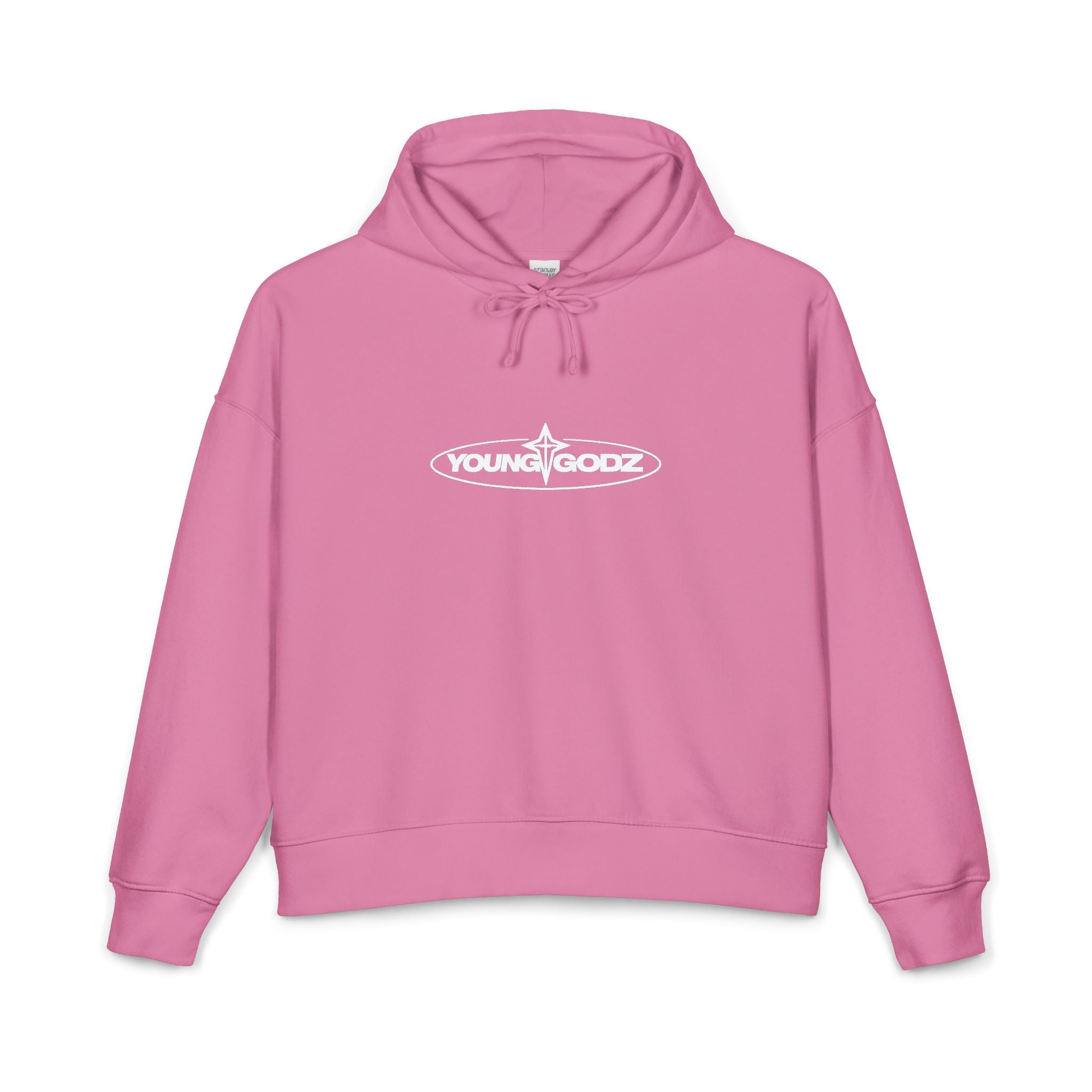 Cross Rose Hoodie — Women's Organic Midweight Cozy Pullover