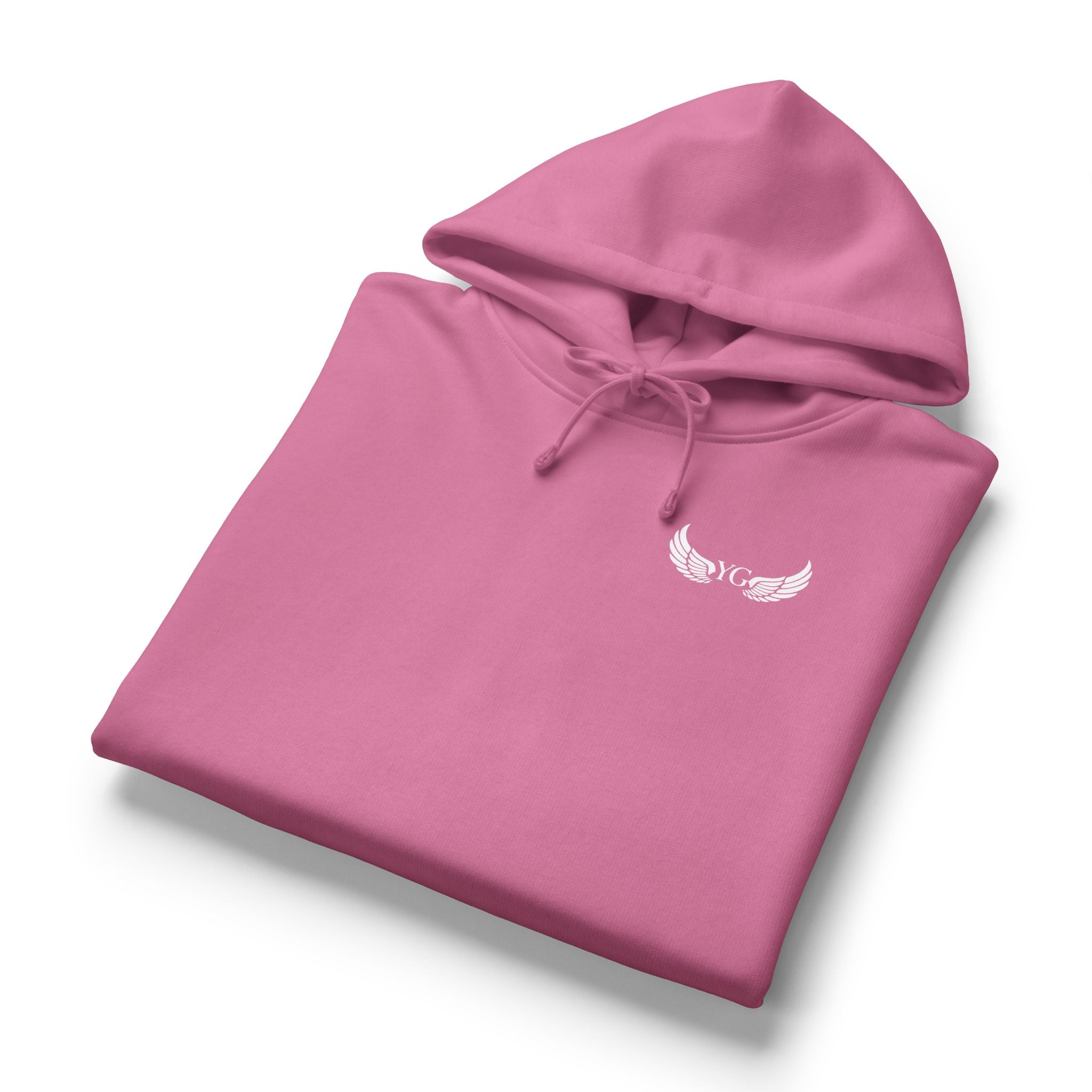 Winged Rose Hoodie — Women's Organic Midweight Cozy Pullover