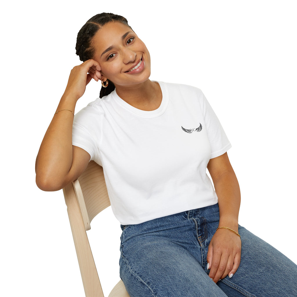 Minimal Angle Wings Unisex Softstyle T-Shirt