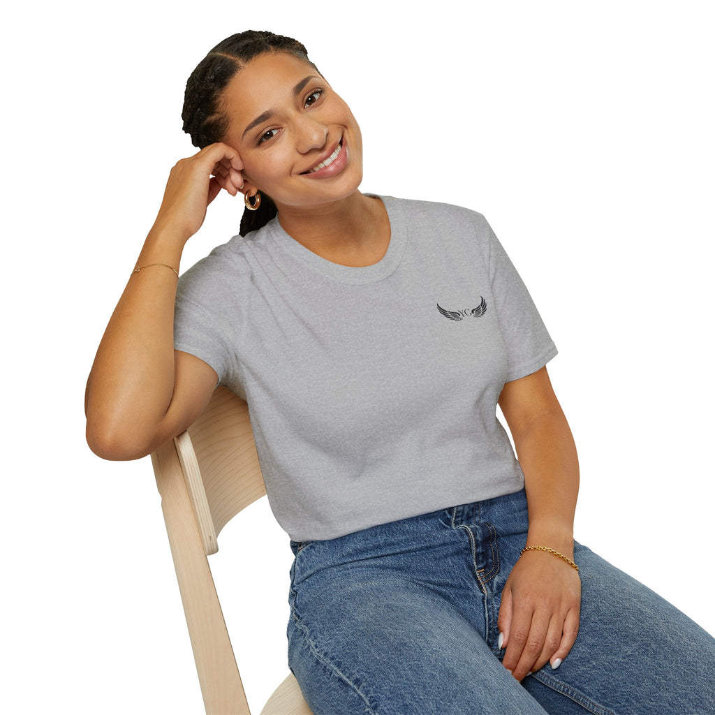 Minimal Angle Wings Unisex Softstyle T-Shirt