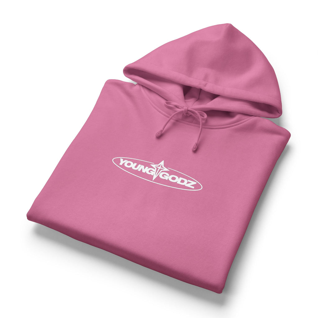 Cross Rose Hoodie — Women's Organic Midweight Cozy Pullover