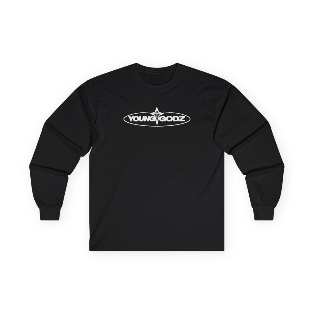 YoungGodz Logo Long Sleeve Tee — Black Streetwear Shirt