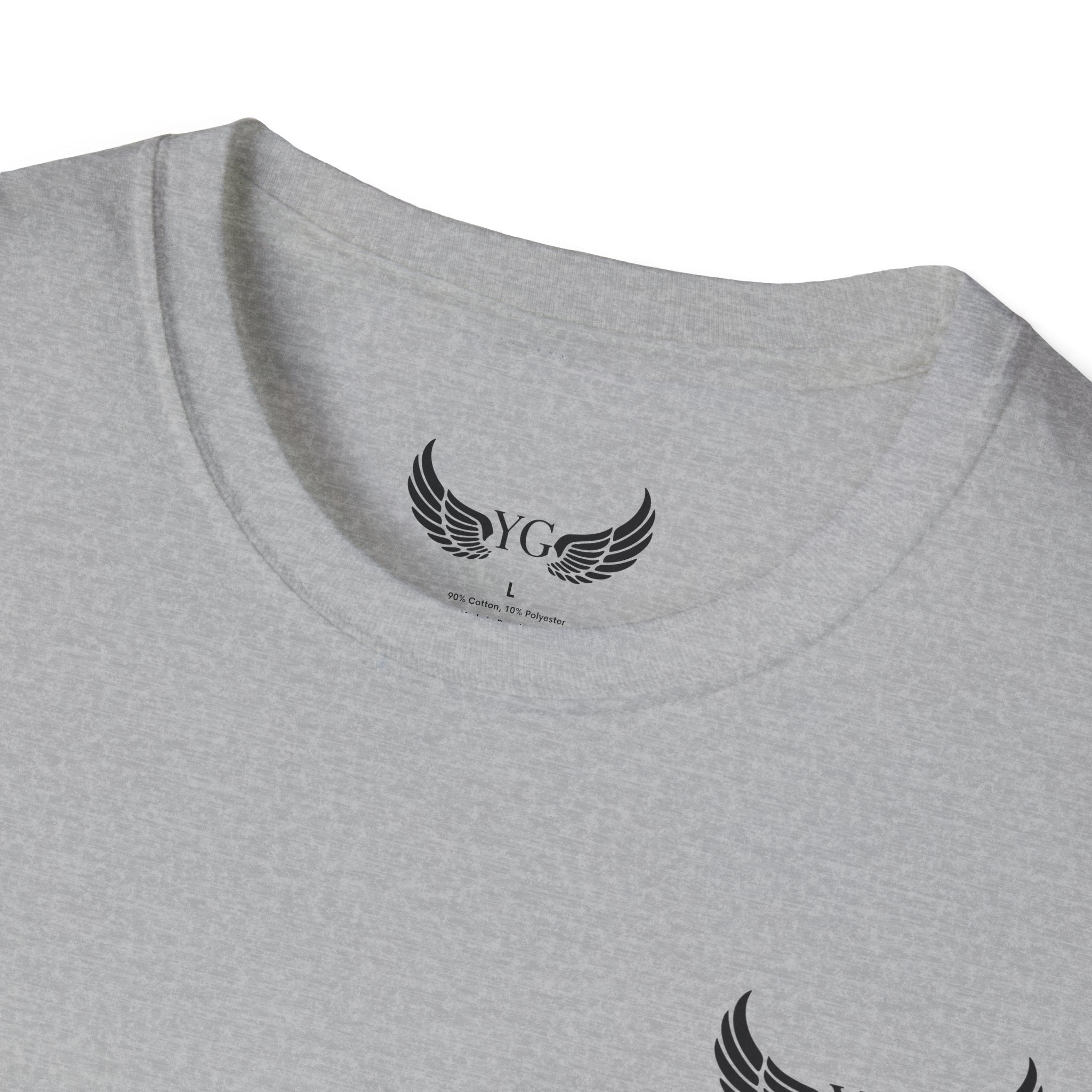 Minimal Angle Wings Unisex Softstyle T-Shirt