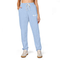 Winged Emblem Sweatpants — Minimal Angel Wings Fleece Joggers