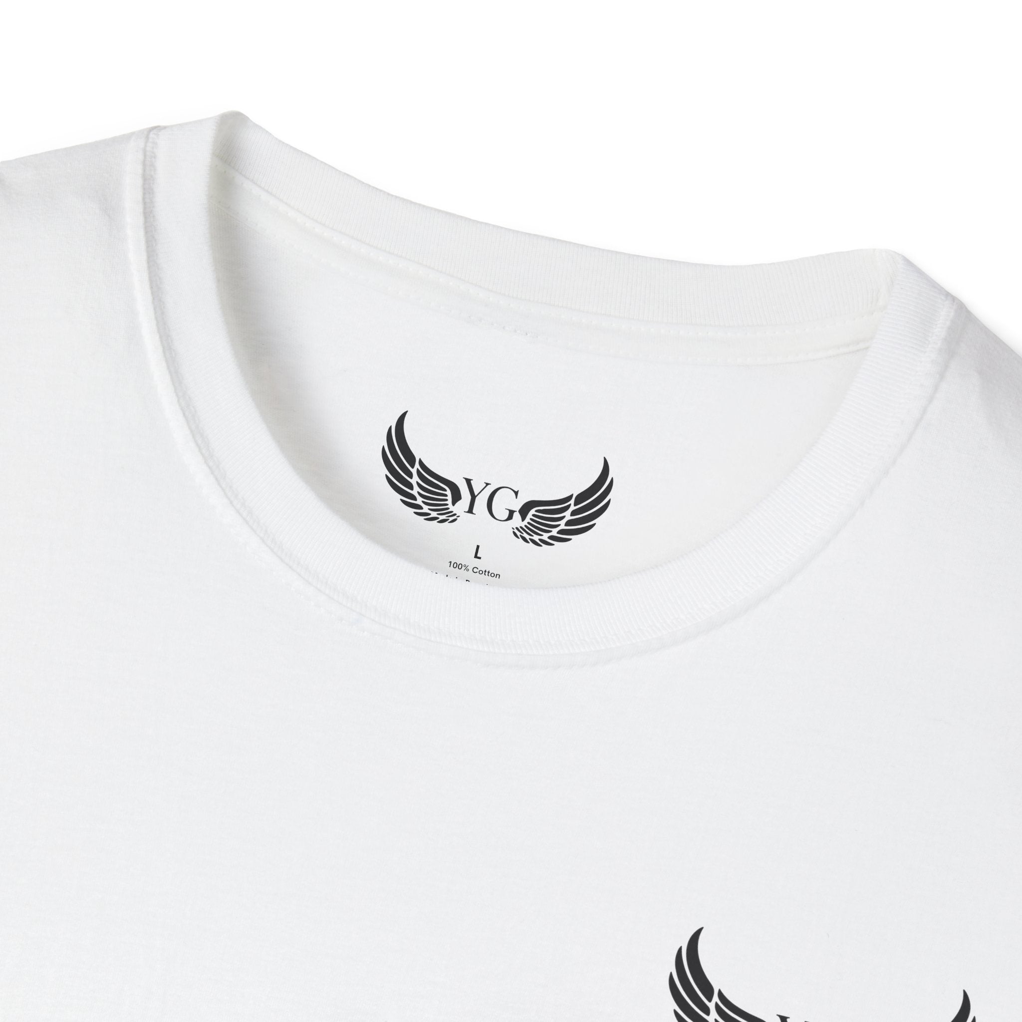 Minimal Angle Wings Unisex Softstyle T-Shirt