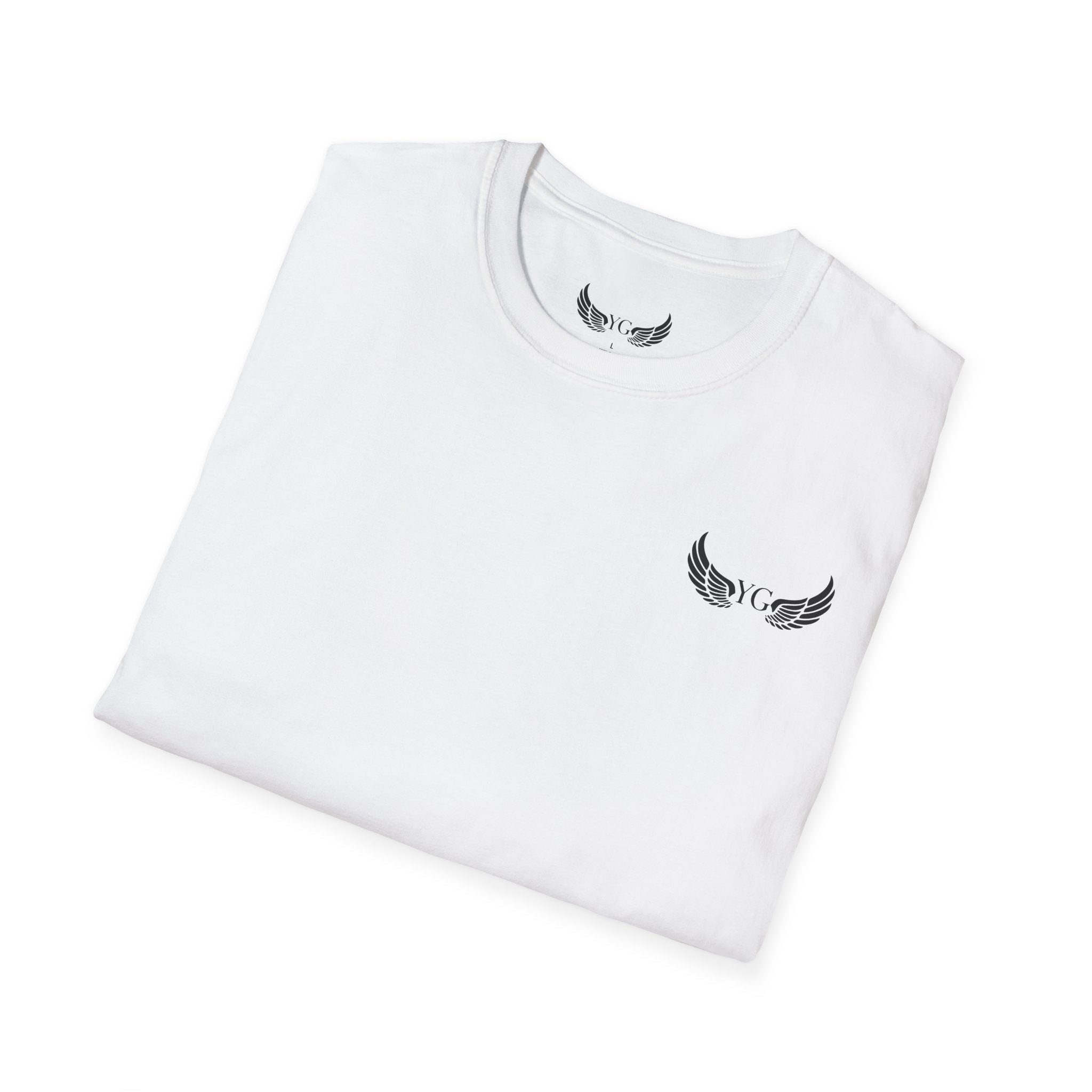 Minimal Angle Wings Unisex Softstyle T-Shirt