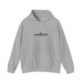 Minimal Cross Hoodie — Small Chest Wings Graphic